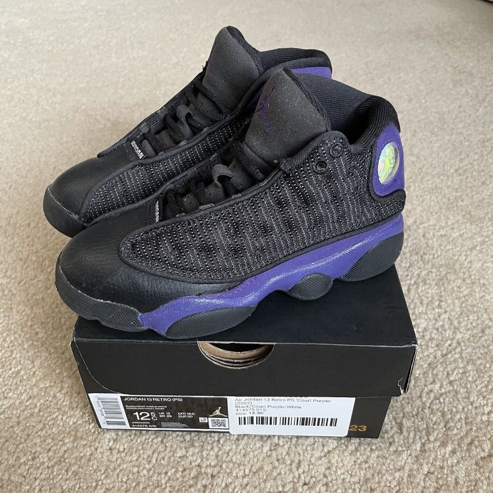 Nike Air Jordan 13 Retro GS Court Purple Youth Size 12.5